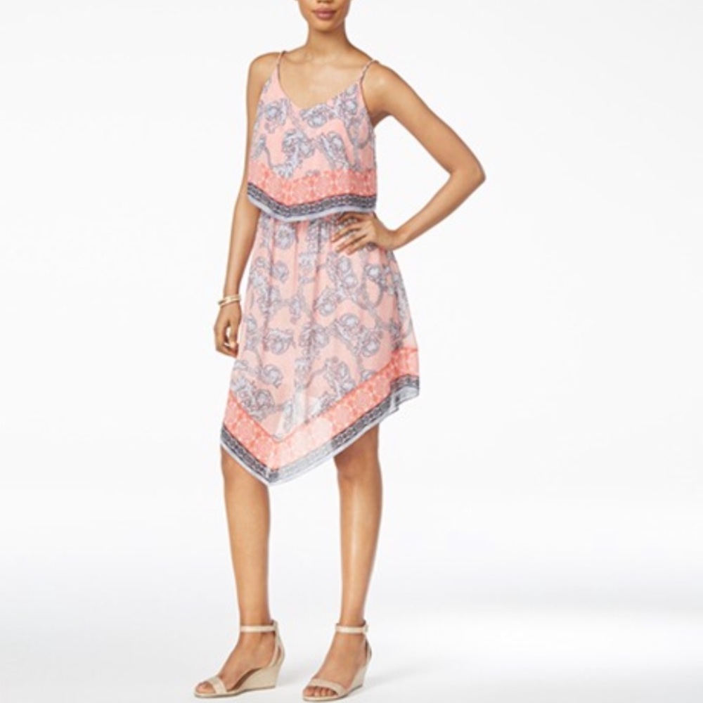 ✅Thalia Sodi Print Spaghetti Strap Casual Dress NWT